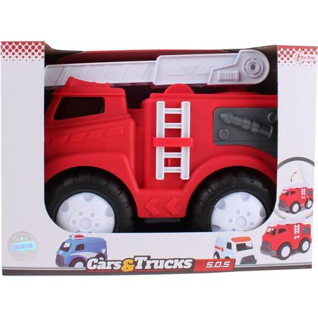 Toi-toys Cars & Trucks Brandweerauto Rood 32 Cm