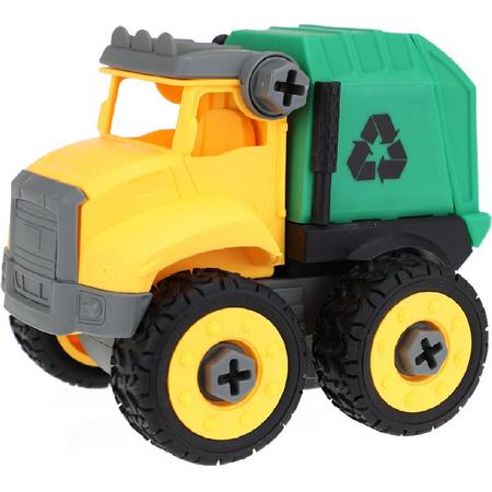 Toi-toys Cars & Trucks Diy Vuilniswagen 17cm