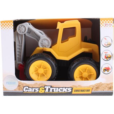Toi-toys Cars & Trucks Graafmachine Geel 20 Cm