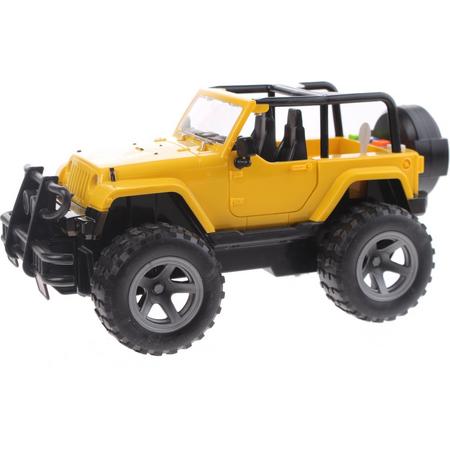 Toi-toys Cross Country Jeep 21 Cm Geel