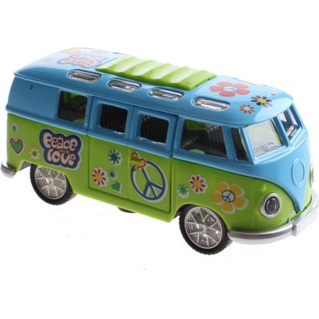 Toi-toys Flowerpower Die-cast Bus Groen/blauw