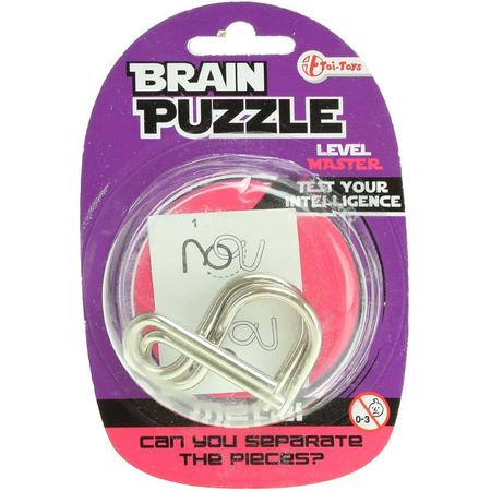 Toi-toys Hersenkraker Brain Puzzle Master Zilver