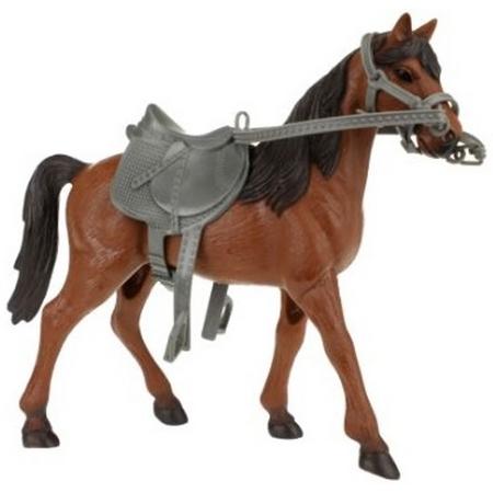 Toi-toys Horses Pro Bruin Paard Met Zadel
