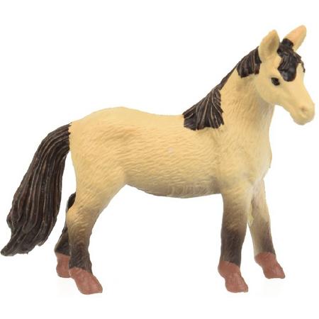 Toi-toys Horses Pro Paard Beige/ Zwart 6 Cm