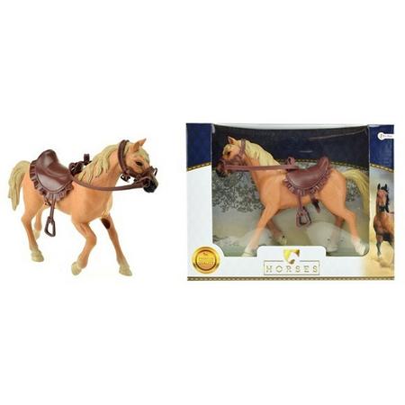 Toi-toys Horses Pro Paard Met Bruin Zadel
