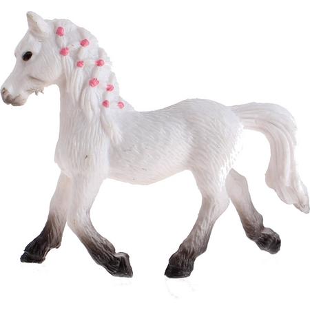 Toi-toys Horses Pro Paard Wit/ Roze 6 Cm