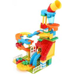 Toi-toys Knikkerbaan Blocks Junior Groen/rood/blauw 133 Stuks