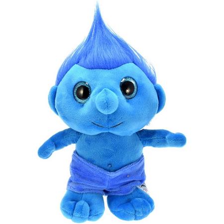 Toi-toys Knuffel Trol Blauw 20 Cm