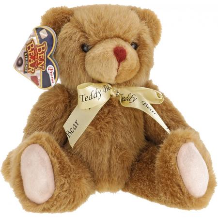 Toi-toys Knuffelbeer Donkerbruin 25 Cm