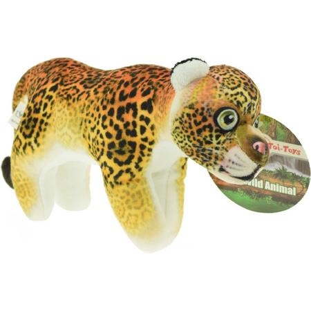 Toi-toys Knuffelluipaard Oranje 18 Cm