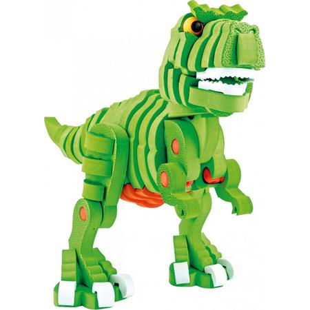 Toi-toys Knutselpuzzel Dinosaurus 25,8 Cm Groen 59-delig