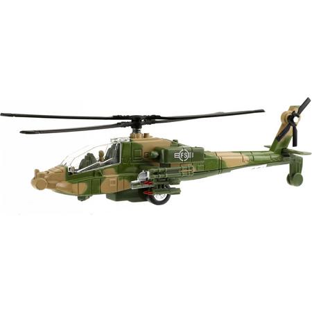 Toi-toys Militaire Helikopter Met Licht En Geluid 20 Cm Groen