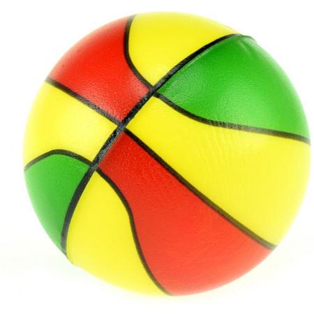 Toi-toys Mini Basketbal Rood/geel/groen 6 Cm