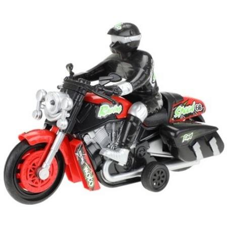 Toi-toys Motorfiets Met Bestuurder Rood