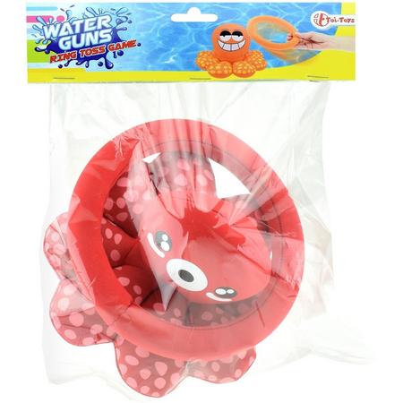 Toi-toys Octopus Ringgooien 20 Cm Rood