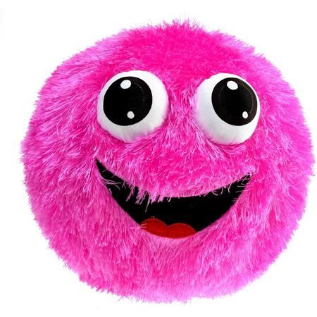 Toi-toys Opblaasbaar Fuzzy Smiley Gezicht 23 Cm Roze