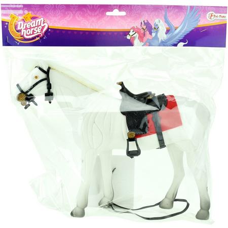 Toi-toys Paard Wit Met Accessoires 29 Cm