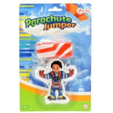 Toi-toys Parachute Jumper Rood