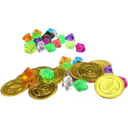 Toi-toys Piraten Munten 3,5 Cm Goud En Diamanten