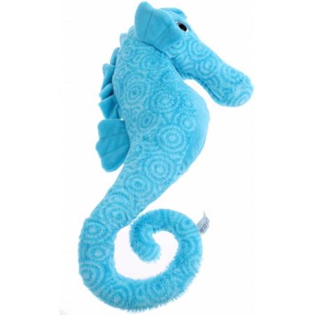 Toi-toys Pluche Knuffel Zeepaardje Blauw 30 Cm