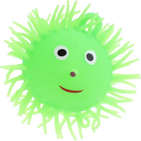 Toi-toys Puffer Ballz Stuiterbal Met Lichteffect Groen 12 Cm