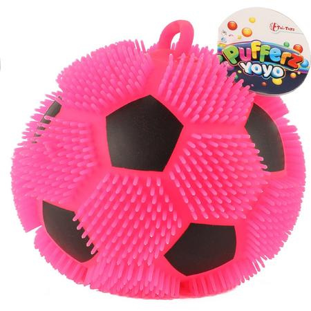 Toi-toys Pufferbal Voetbal Roze 13 Cm