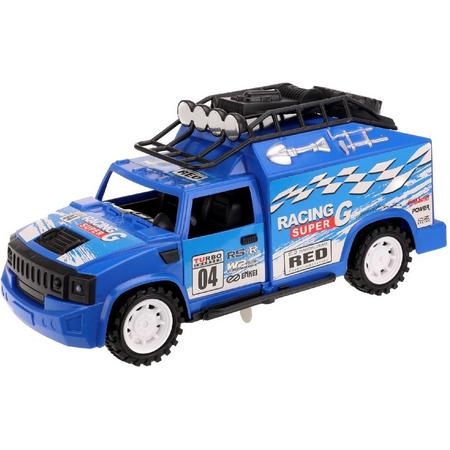 Toi-toys Race Auto Met Licht En Geluid Blauw