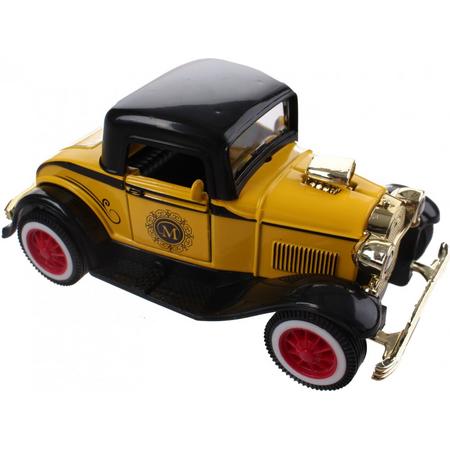 Toi-toys Schaalmodel Classic Cars Die-cast Geel/zwart 12 Cm