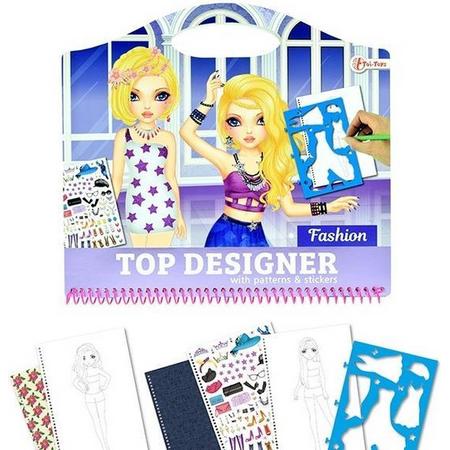 Toi-toys Schetsboek Top Designer Meisjes Paars