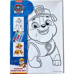 Toi-toys Schilderset Paw Patrol Rubble Junior Canvas Wit