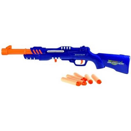 Toi-toys Shotgun Foam Blaster Pistool 63 Cm Blauw