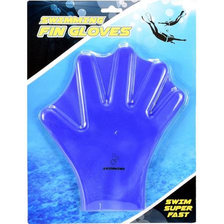 Toi-toys Snorkel Zwemvliezen Handschoenen Onesize Blauw