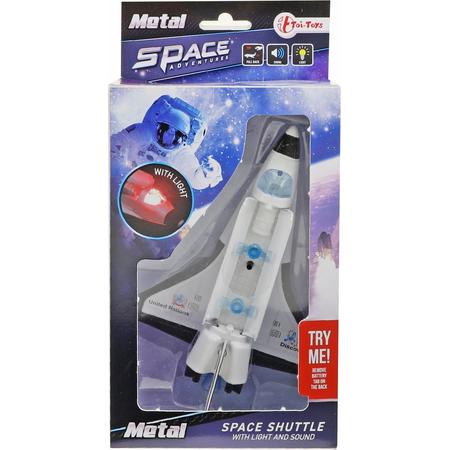 Toi-toys Space Shuttle Met Licht En Geluid Wit 20 Cm