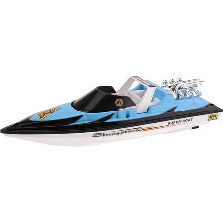 Toi-toys Speedboot Blauw 25 Cm