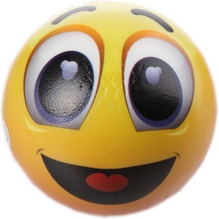 Toi-toys Speelbal Funny Face Lachend Geel 9,5 Cm