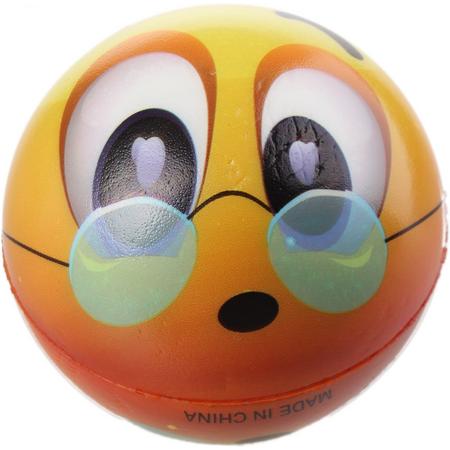 Toi-toys Speelbal Funny Face Verbaast Geel 9,5 Cm