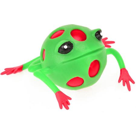 Toi-toys Squeezy Frog Junior 8 Cm Groen/rood