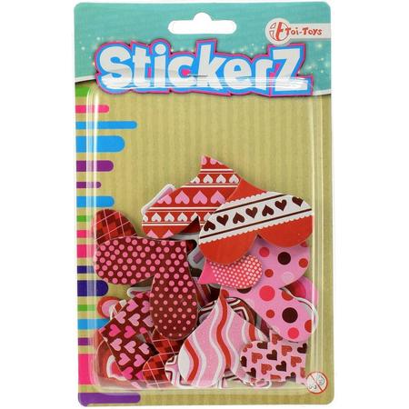 Toi-toys Stickers Karton Hartjes