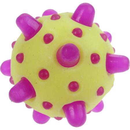 Toi-toys Stressbal Meteor Ball Geel/paars 6,5 Cm