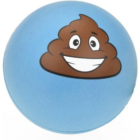 Toi-toys Stuiterbal Funny Poo! 5 Cm Junior Blauw