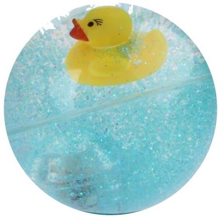 Toi-toys Stuiterbal Glitter Met Licht Blauw 7 Cm