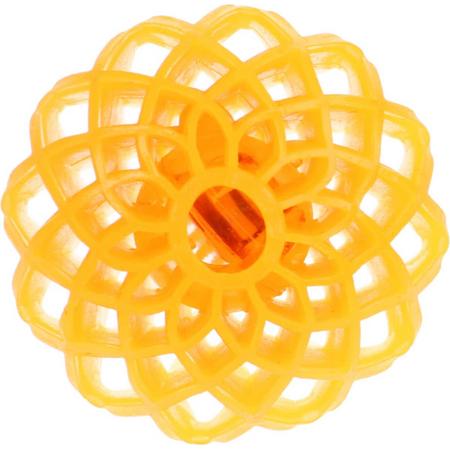 Toi-toys Stuiterbal Honeycomb Met Licht Oranje 70 Mm