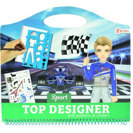 Toi-toys Tekenboek Racers Met Stickers