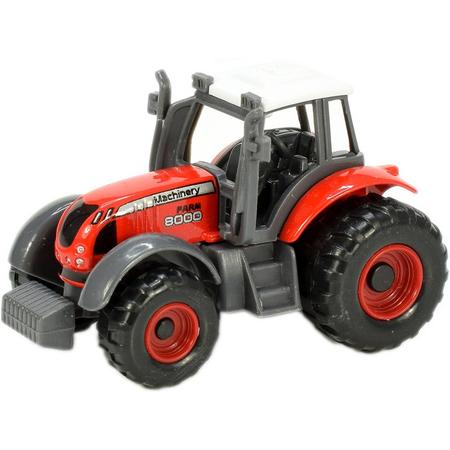 Toi-toys Tractor Farm 8000 7 Cm Rood