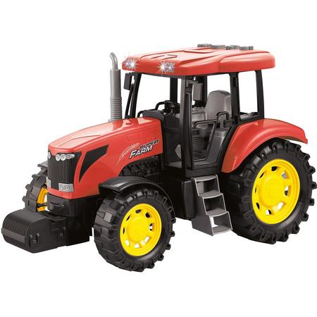 Toi-toys Tractor Frictie 31 Cm Rood