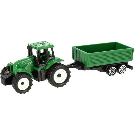 Toi-toys Tractor Met Kiepwagen 16 Cm Groen