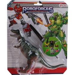 Toi-toys Transformer Tyrannosaurus En Robot Groen 18 Cm