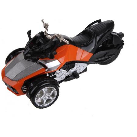 Toi-toys Trike Met Pull Back Oranje 15 Cm