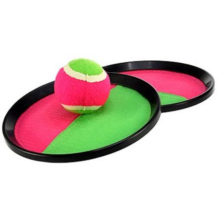 Toi-toys Vangspel Klittenband Groen/roze 18 Cm
