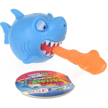 Toi-toys Vingerschieter Haai 6,5 Cm Blauw
